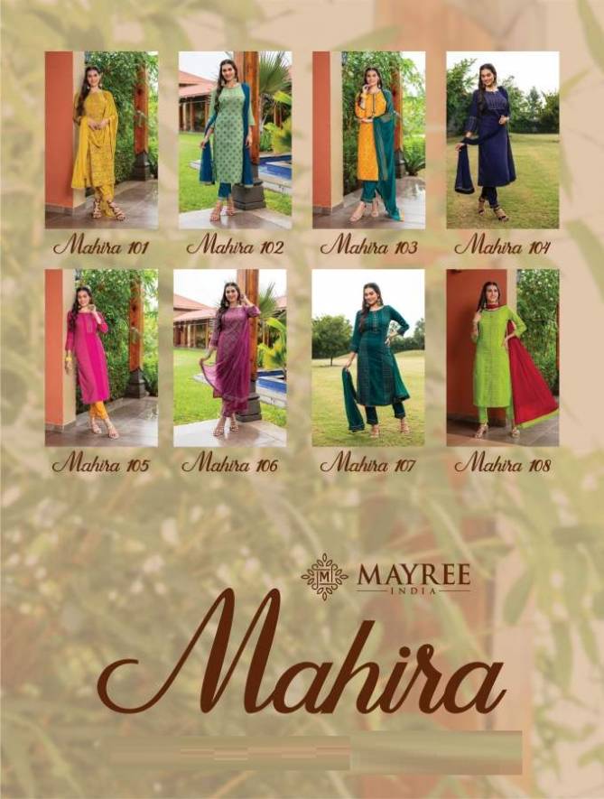 Mayree Mahira Fancy Designer Festive Wear Rayon Heavy Ready Made Collection